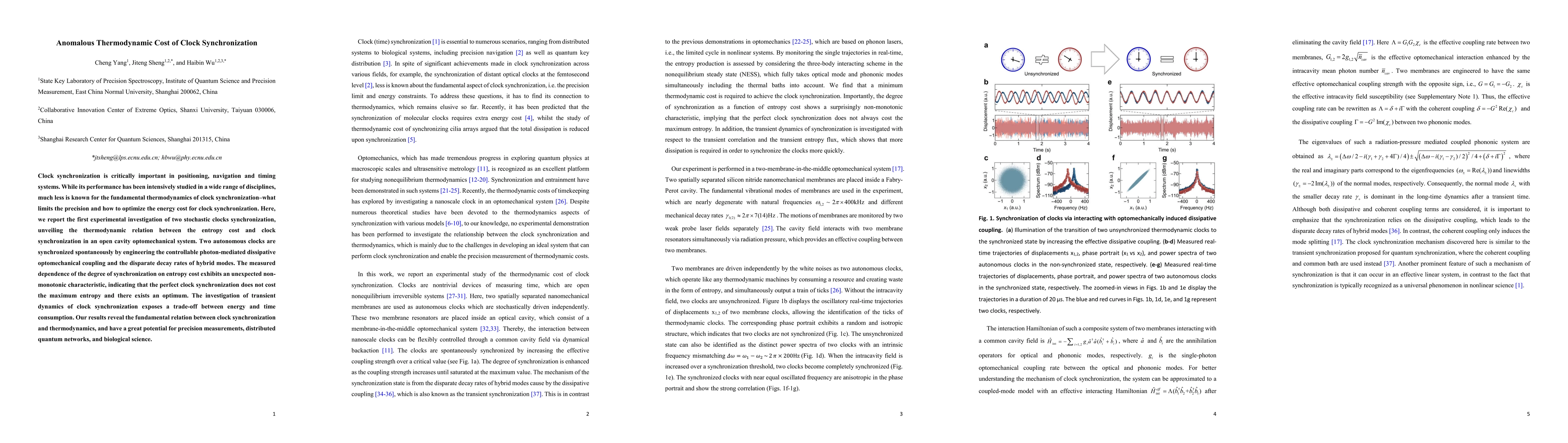 Thumbnail for Anomalous Thermodynamic Cost of Clock Synchronization