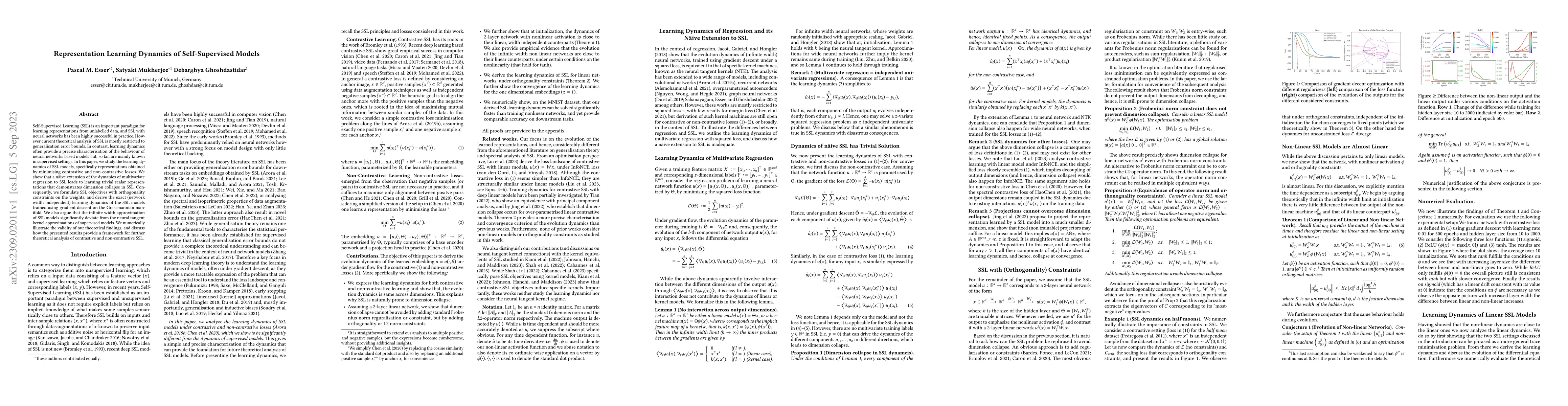 Thumbnail for Representation Learning Dynamics of Self-Supervised Models