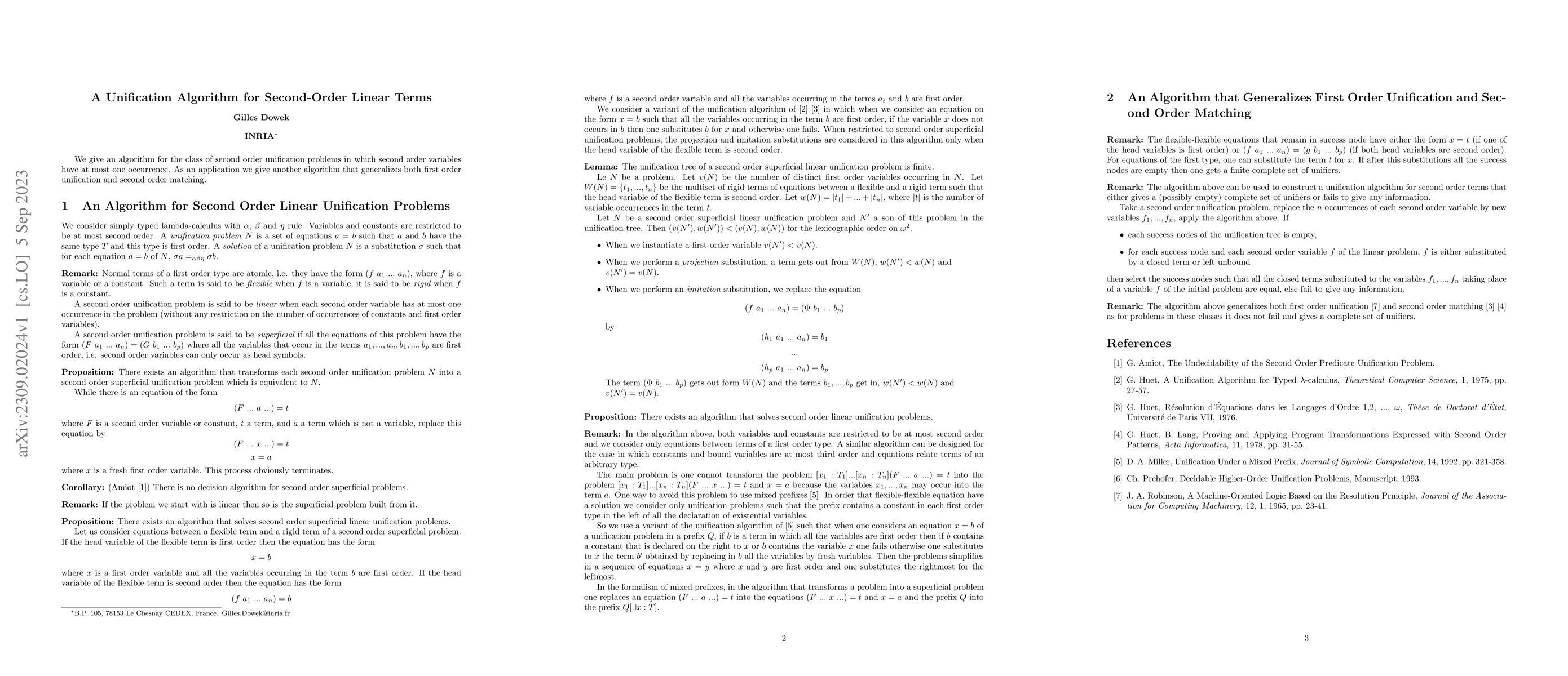 Thumbnail for A Unification Algorithm for Second-Order Linear Terms