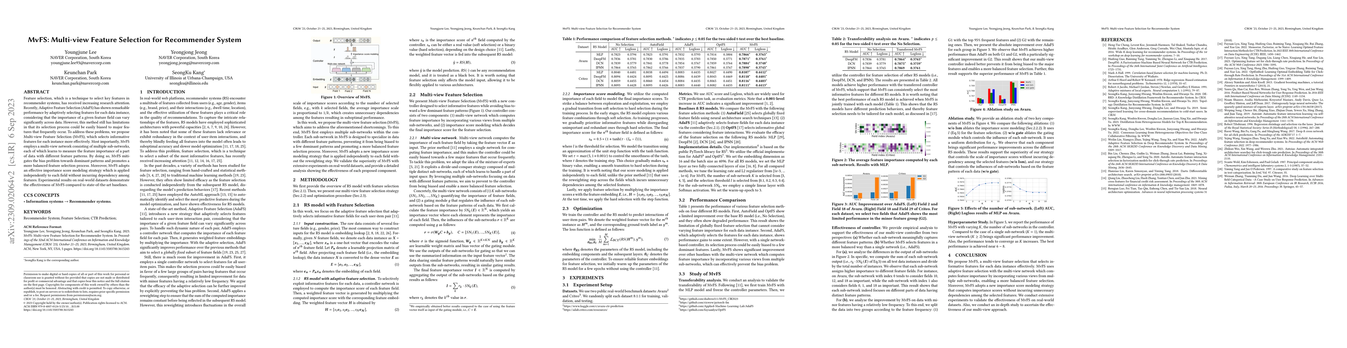 Thumbnail for MvFS: Multi-view Feature Selection for Recommender System