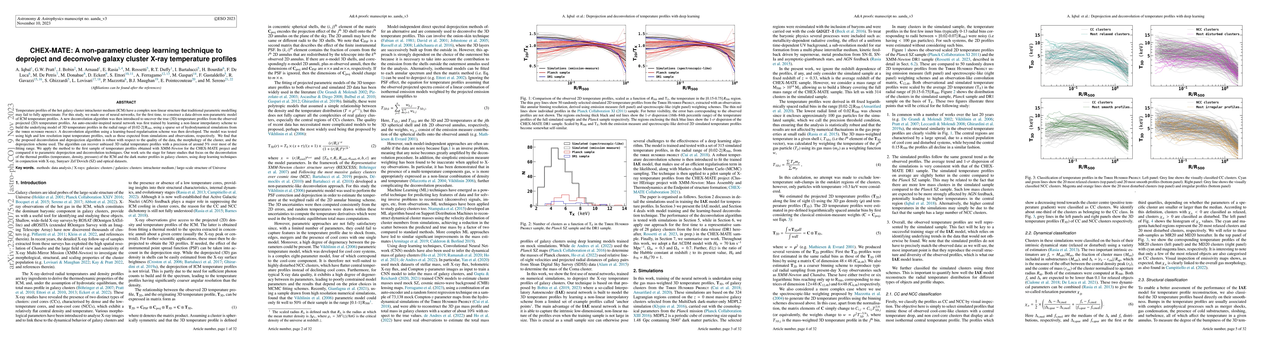 Thumbnail for CHEX-MATE: A non-parametric deep learning technique to deproject and
  deconvolve galaxy cluster X-ray temperature profiles