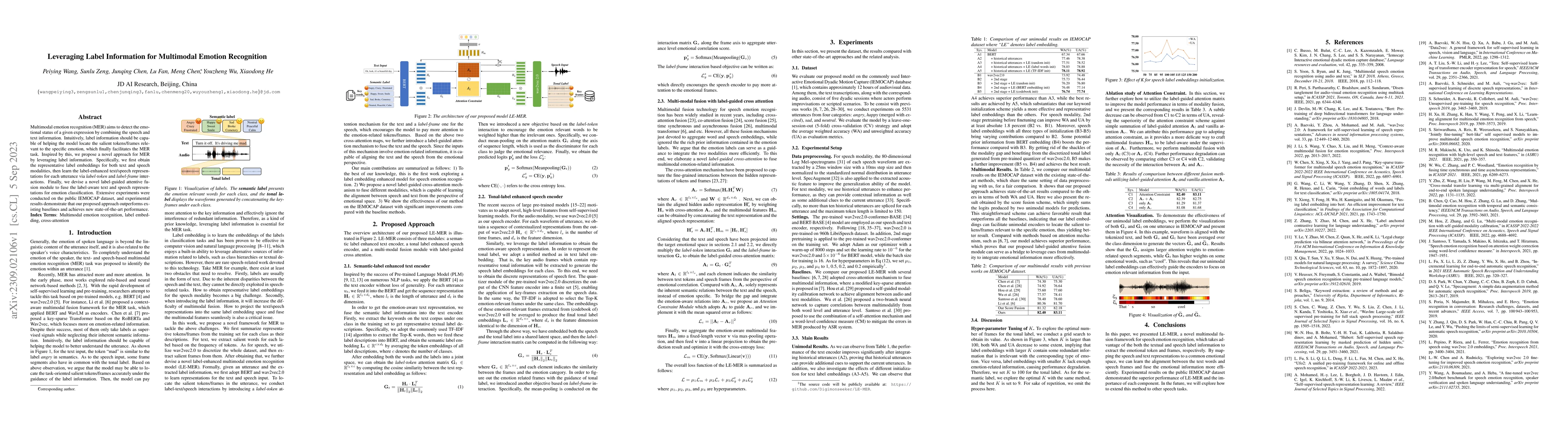 Thumbnail for Leveraging Label Information for Multimodal Emotion Recognition