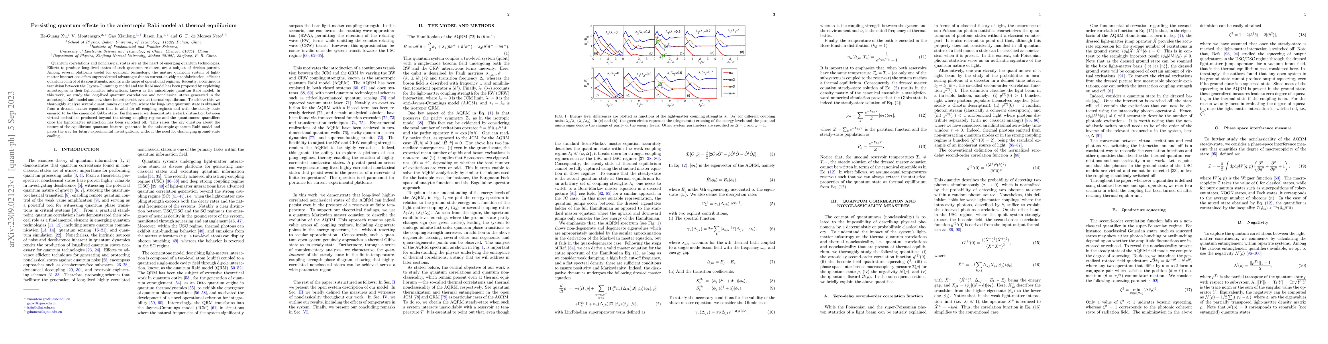 Thumbnail for Persisting quantum effects in the anisotropic Rabi model at thermal
  equilibrium