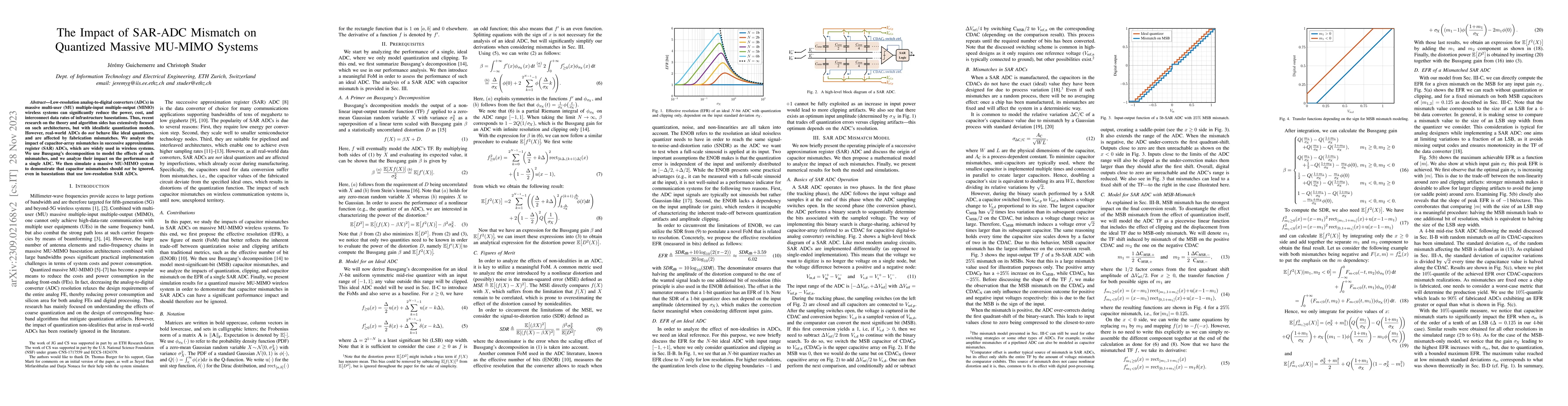 Thumbnail for The Impact of SAR-ADC Mismatch on Quantized Massive MU-MIMO Systems