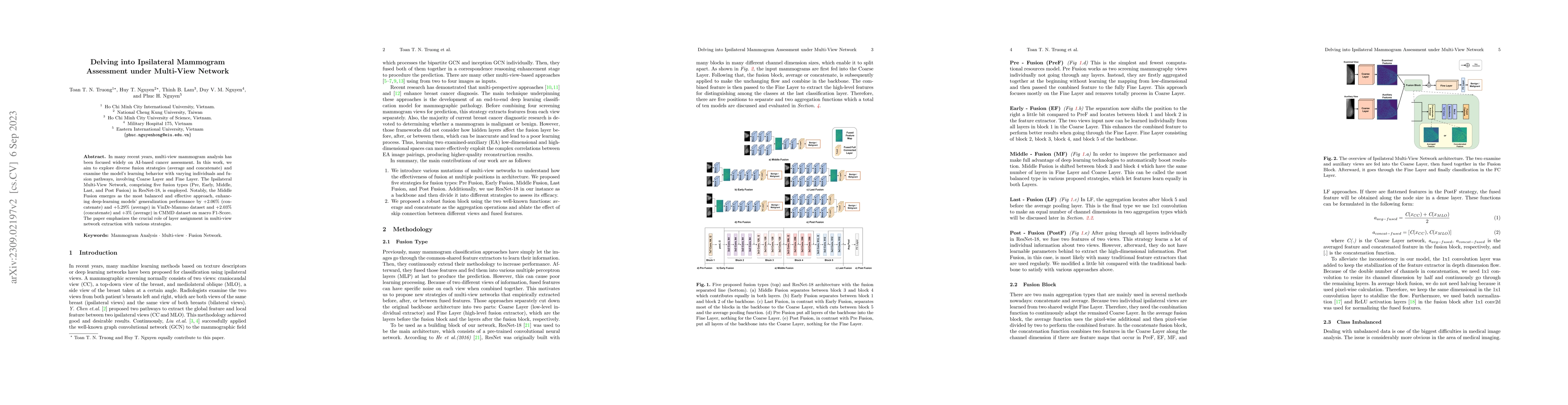 Thumbnail for Delving into Ipsilateral Mammogram Assessment under Multi-View Network