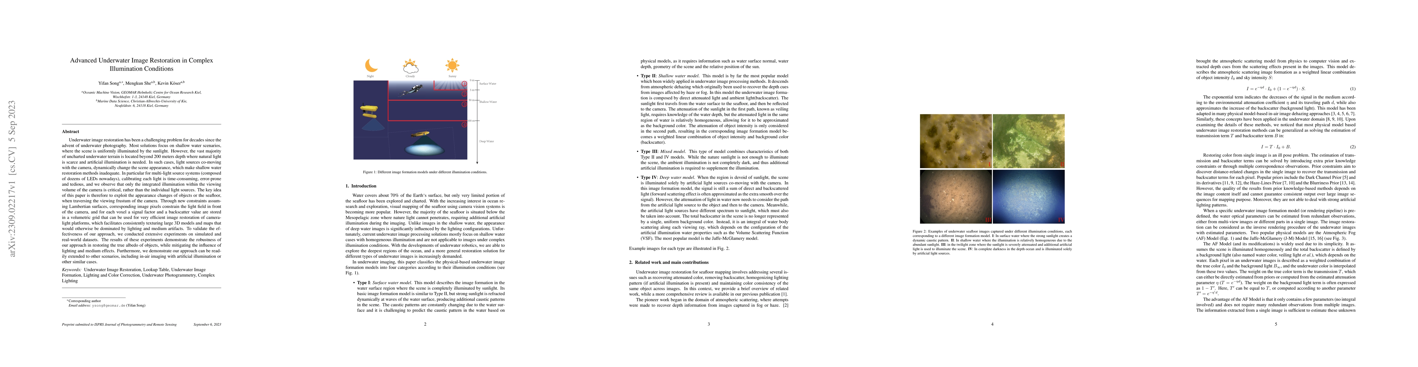 Thumbnail for Advanced Underwater Image Restoration in Complex Illumination Conditions