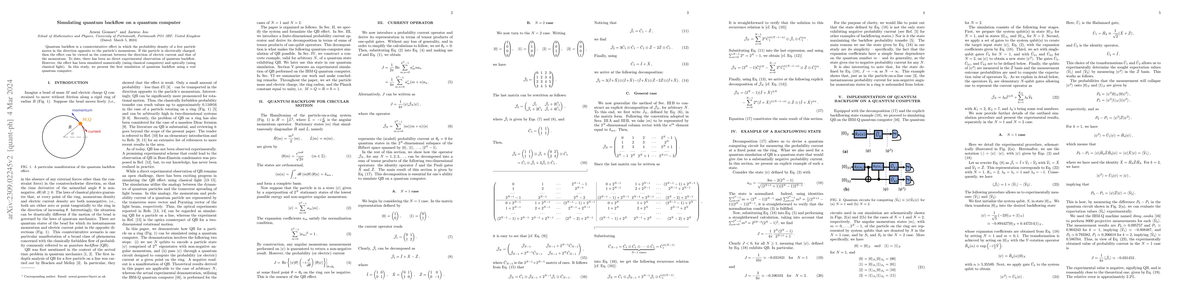 Thumbnail for Simulating quantum backflow on a quantum computer