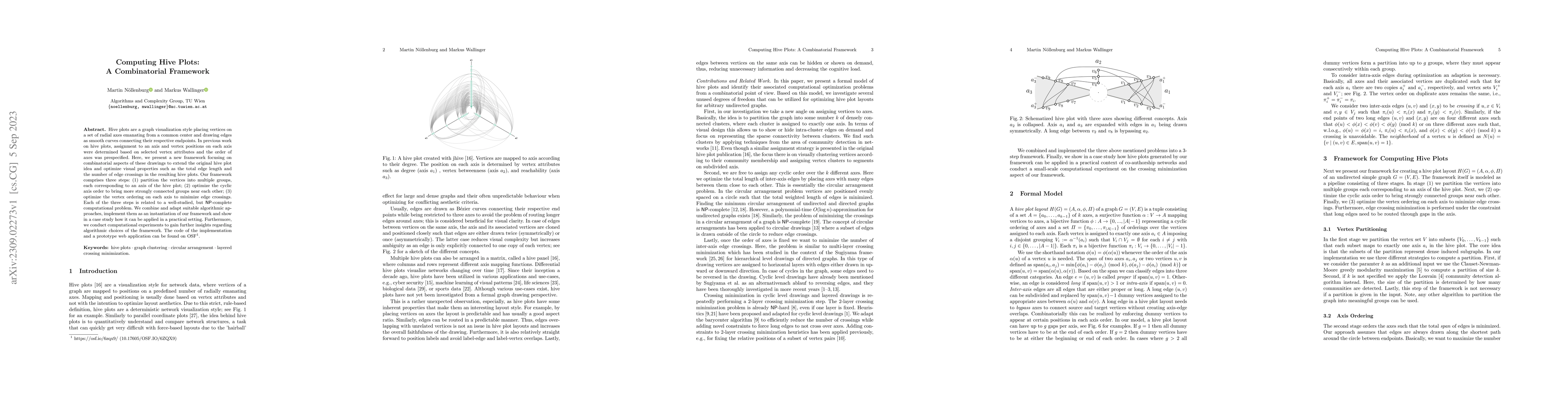 Thumbnail for Computing Hive Plots: A Combinatorial Framework