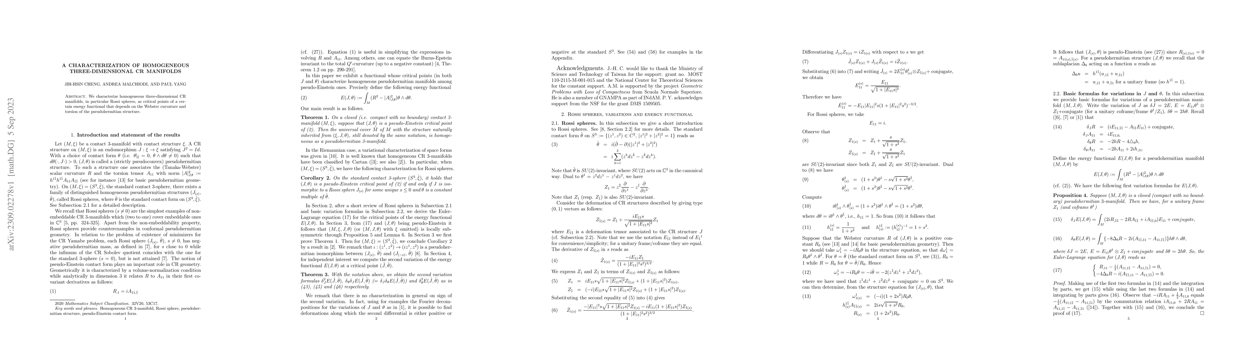 Thumbnail for A characterization of homogeneous three-dimensional CR manifolds