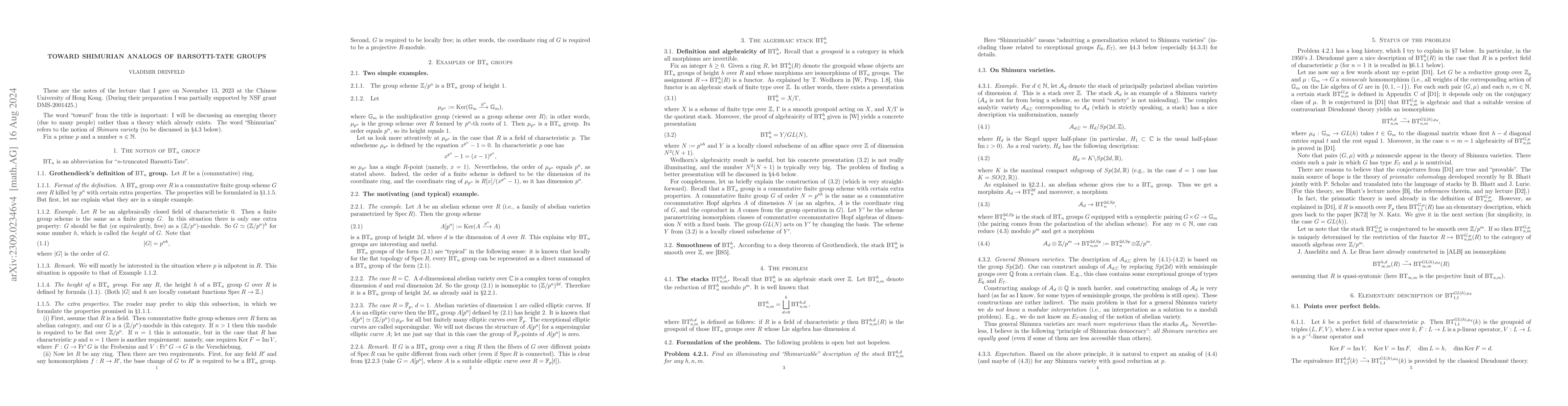 Thumbnail for Toward Shimurian analogs of Barsotti-Tate groups