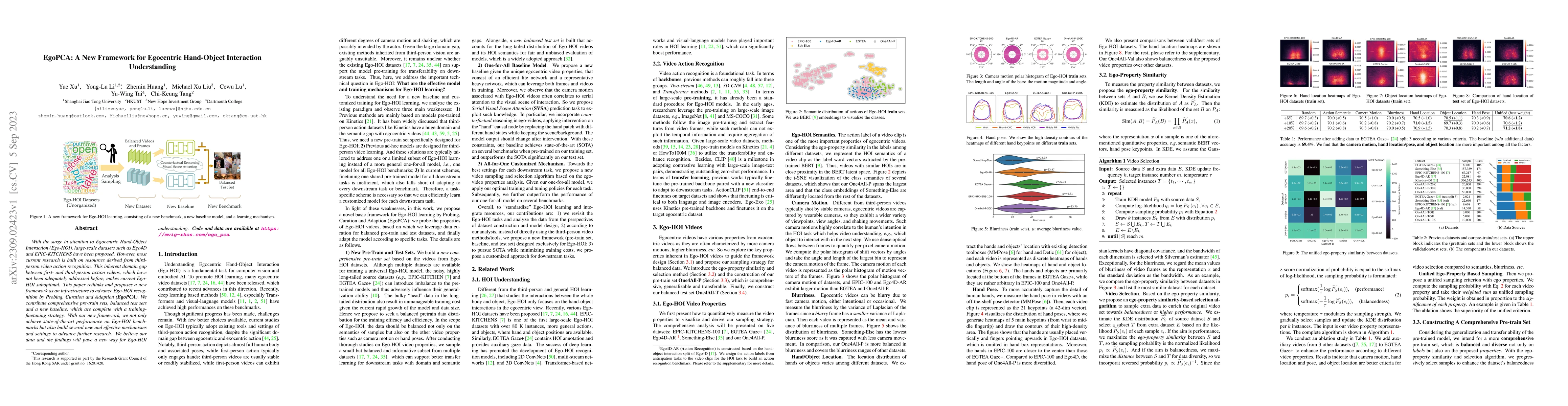 Thumbnail for EgoPCA: A New Framework for Egocentric Hand-Object Interaction
  Understanding
