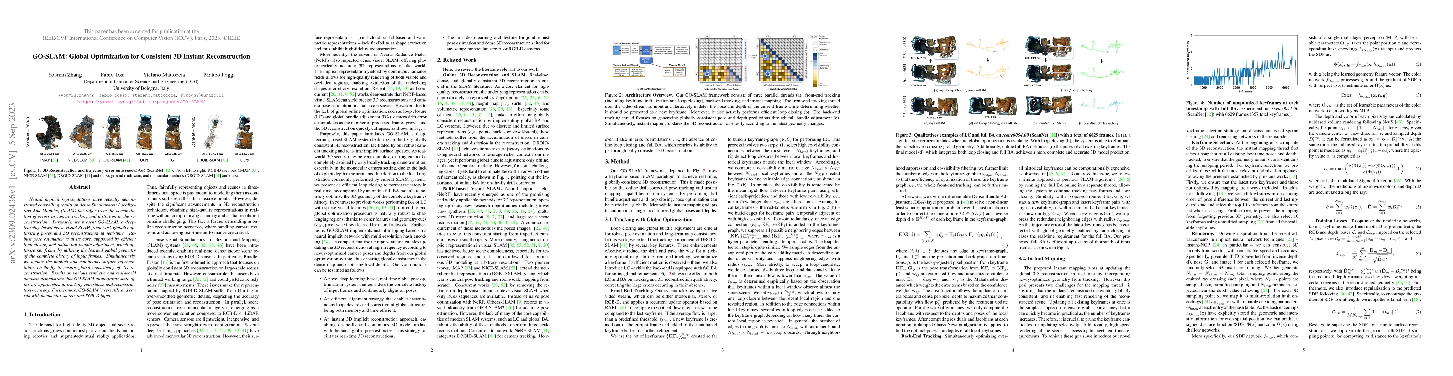 Thumbnail for GO-SLAM: Global Optimization for Consistent 3D Instant Reconstruction
