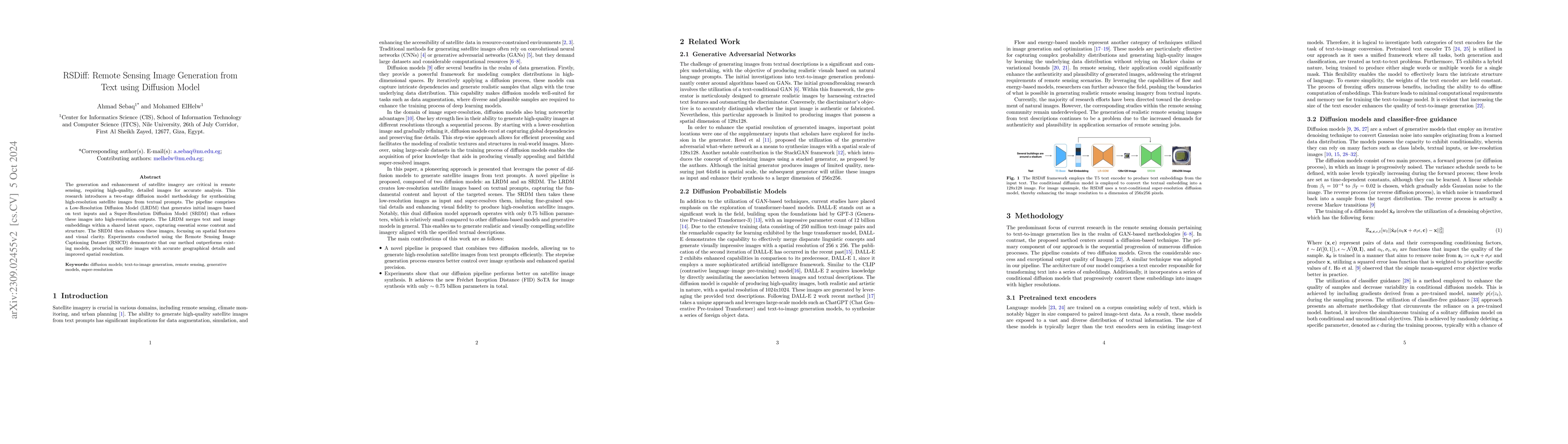 Thumbnail for RSDiff: Remote Sensing Image Generation from Text Using Diffusion Model