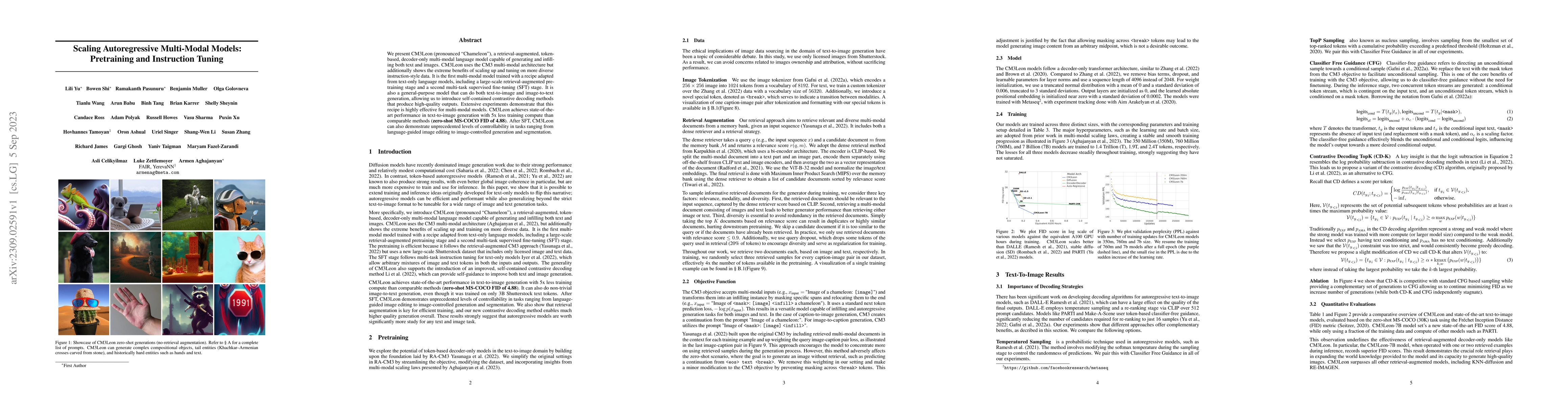 Thumbnail for Scaling Autoregressive Multi-Modal Models: Pretraining and Instruction
  Tuning