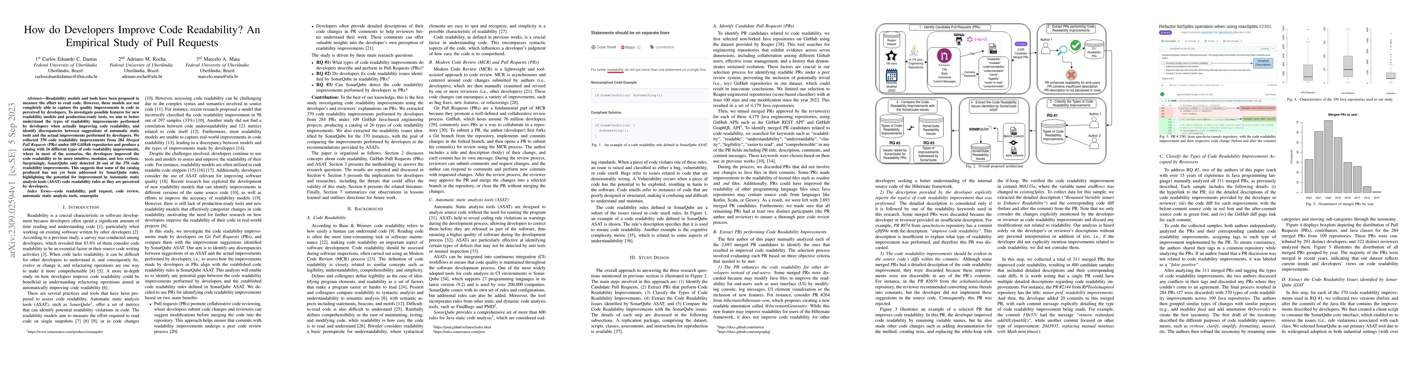 Thumbnail for How do Developers Improve Code Readability? An Empirical Study of Pull
  Requests