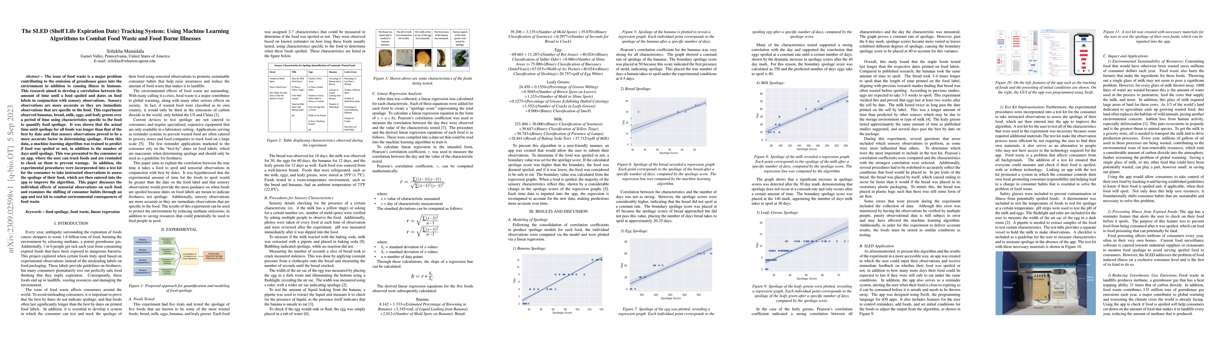 Thumbnail for The SLED (Shelf Life Expiration Date) Tracking System: Using Machine
  Learning Algorithms to Combat Food Waste and Food Borne Illnesses
