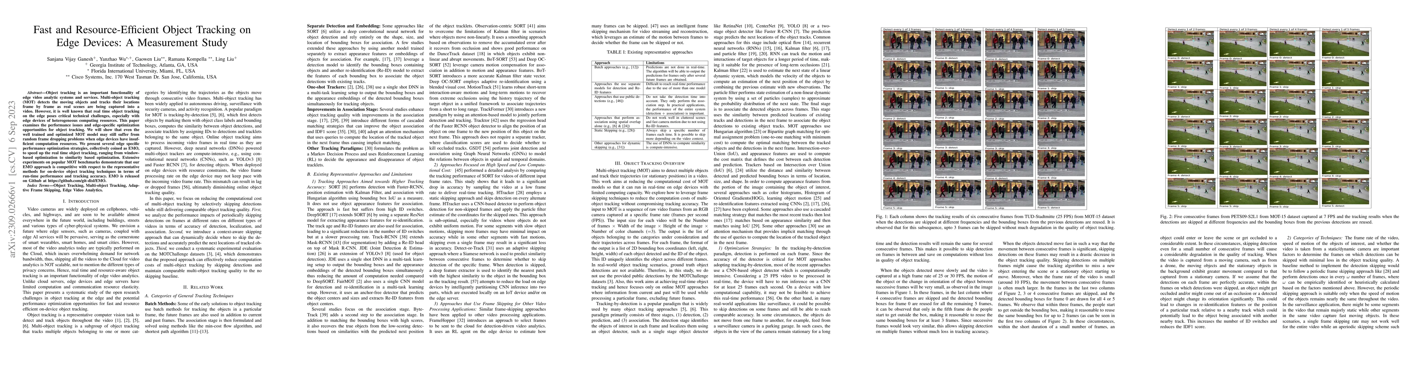 Thumbnail for Fast and Resource-Efficient Object Tracking on Edge Devices: A
  Measurement Study