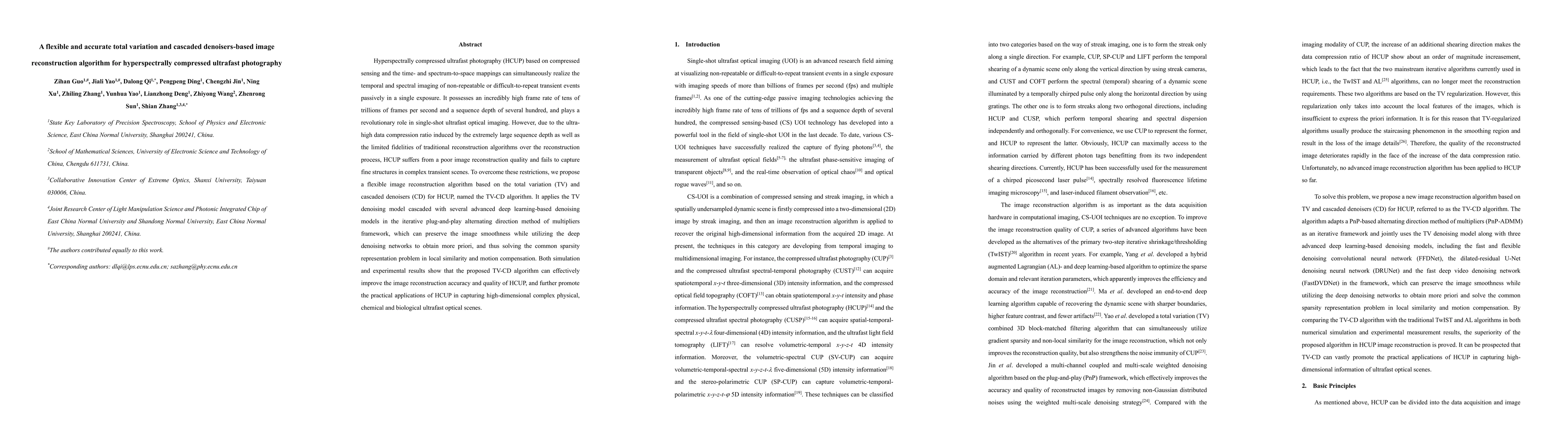 Thumbnail for A flexible and accurate total variation and cascaded denoisers-based
  image reconstruction algorithm for hyperspectrally compressed ultrafast
  photography
