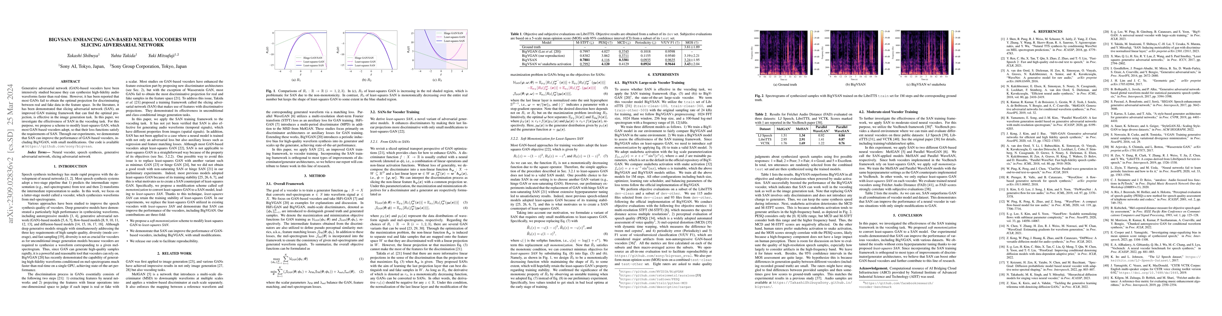 Thumbnail for BigVSAN: Enhancing GAN-based Neural Vocoders with Slicing Adversarial
  Network