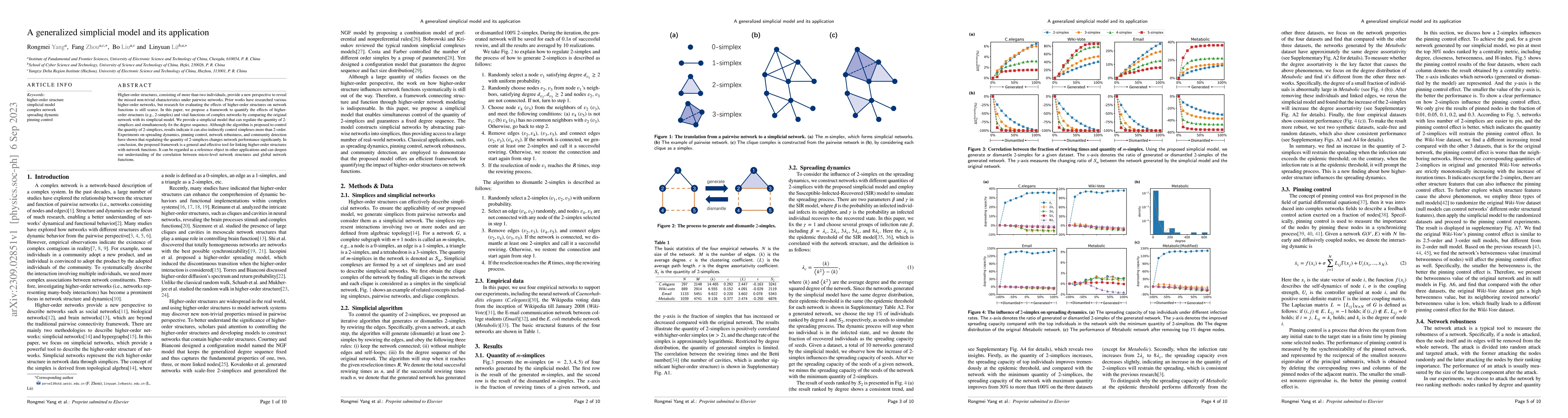 Thumbnail for A generalized simplicial model and its application