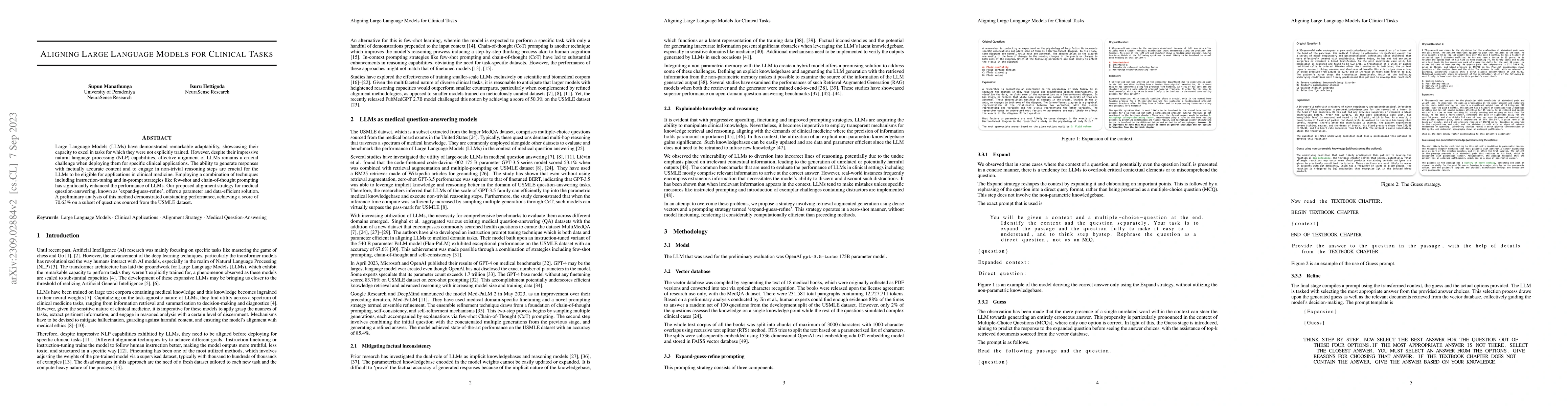 Thumbnail for Aligning Large Language Models for Clinical Tasks