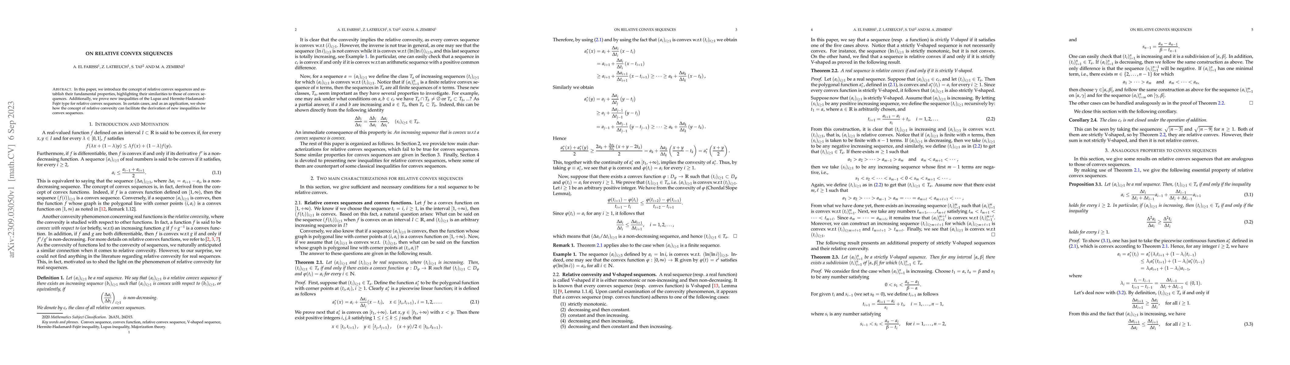 Thumbnail for On Relative Convex Sequences