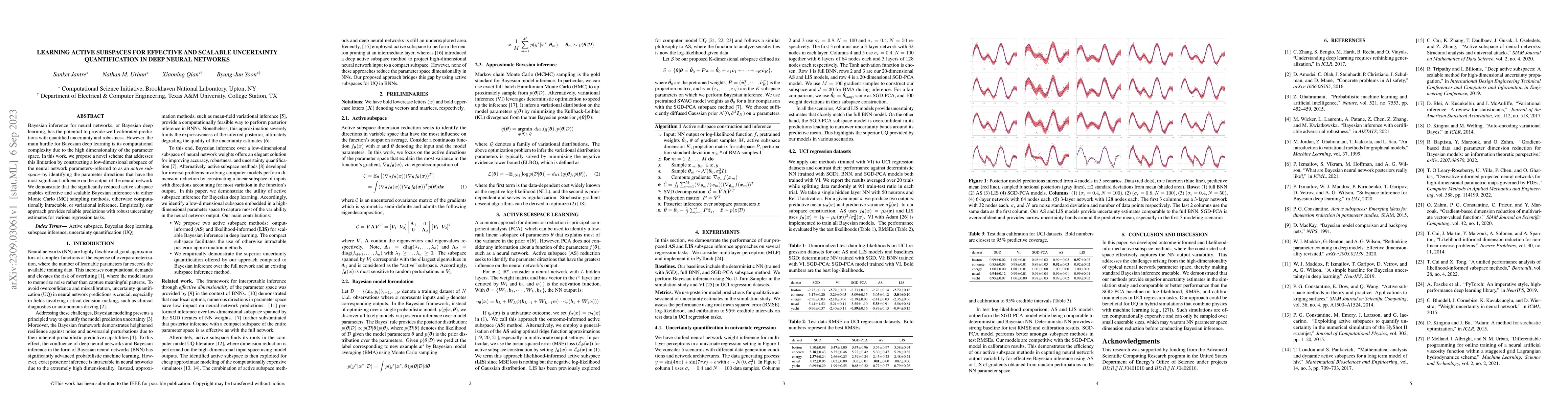 Thumbnail for Learning Active Subspaces for Effective and Scalable Uncertainty
  Quantification in Deep Neural Networks