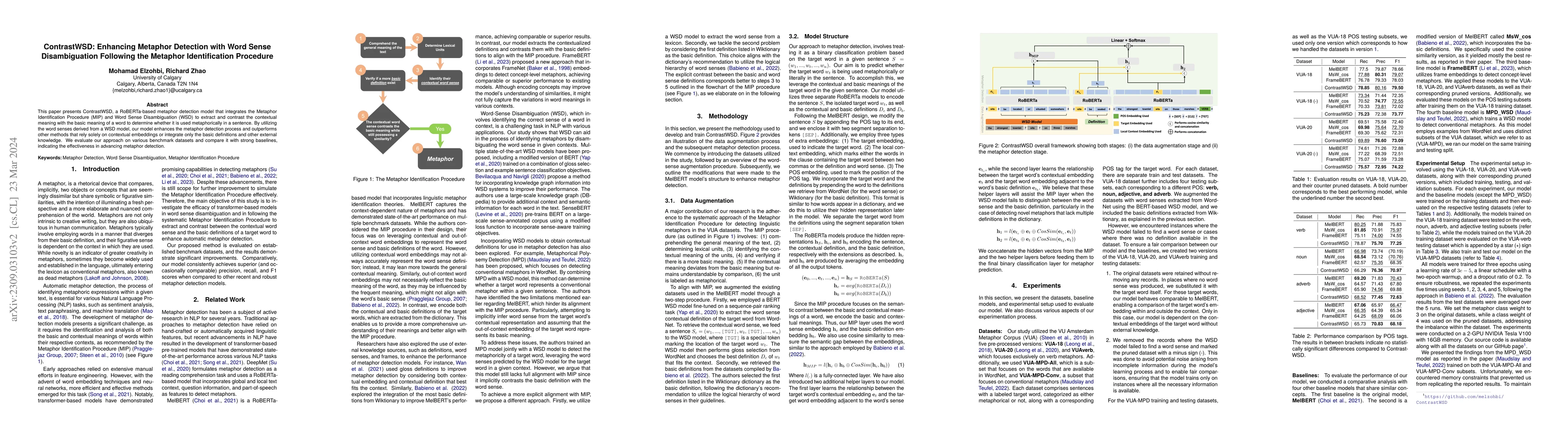 Thumbnail for ContrastWSD: Enhancing Metaphor Detection with Word Sense Disambiguation
  Following the Metaphor Identification Procedure