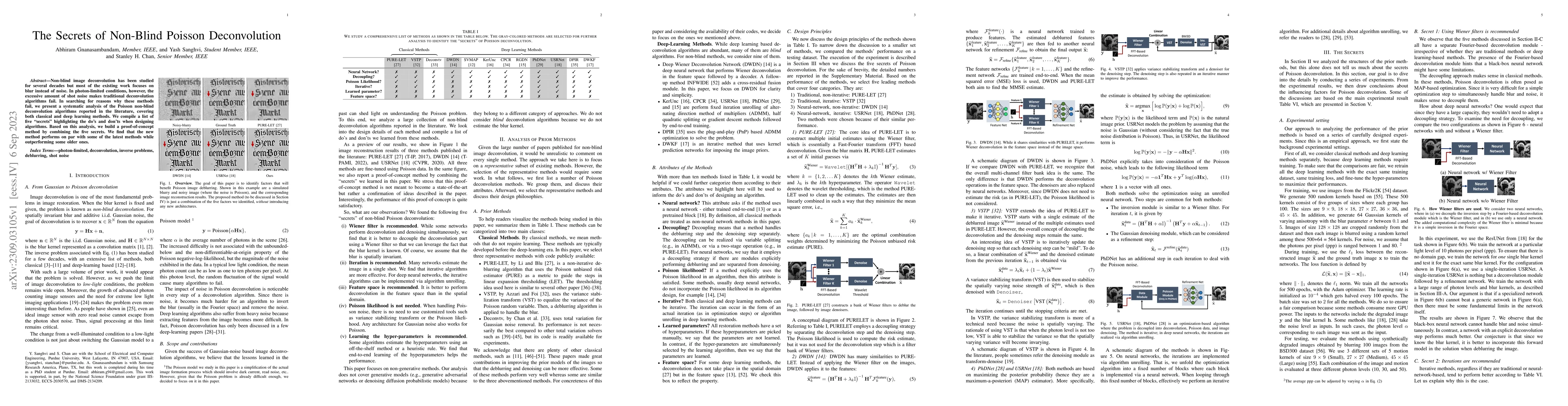 Thumbnail for The Secrets of Non-Blind Poisson Deconvolution