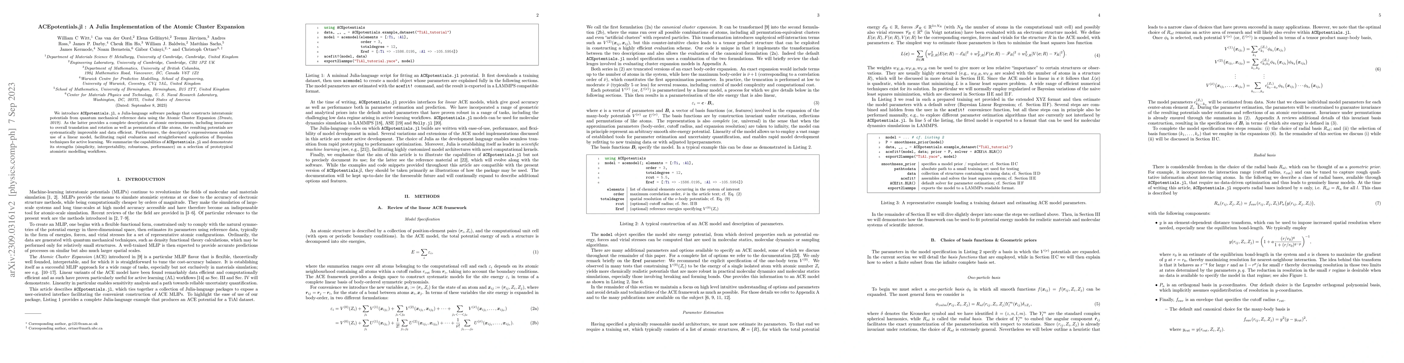 Thumbnail for ACEpotentials.jl: A Julia Implementation of the Atomic Cluster Expansion