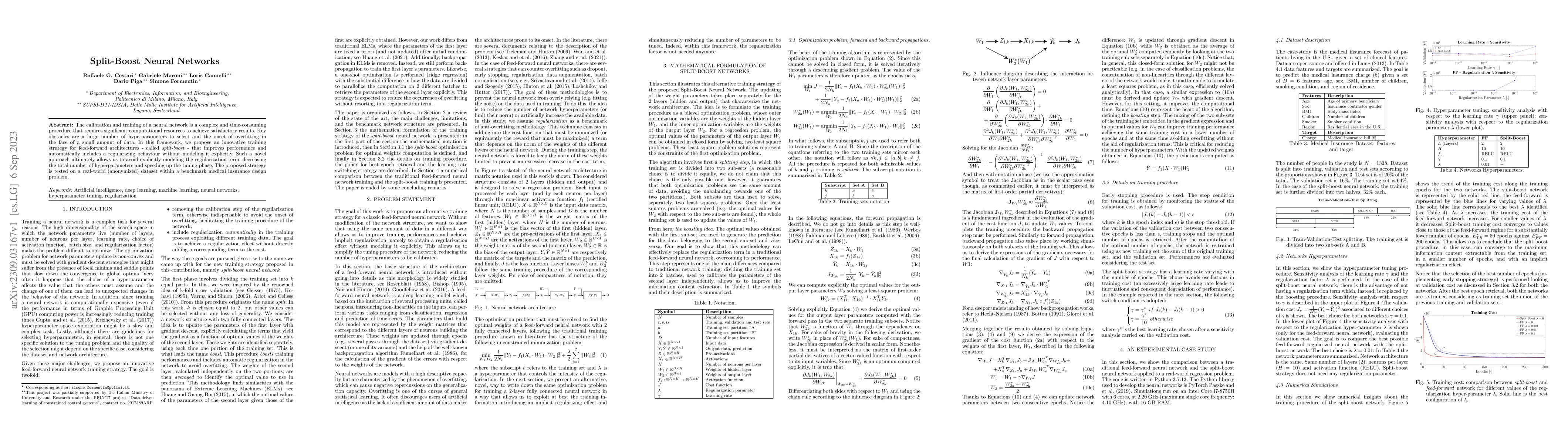Thumbnail for Split-Boost Neural Networks