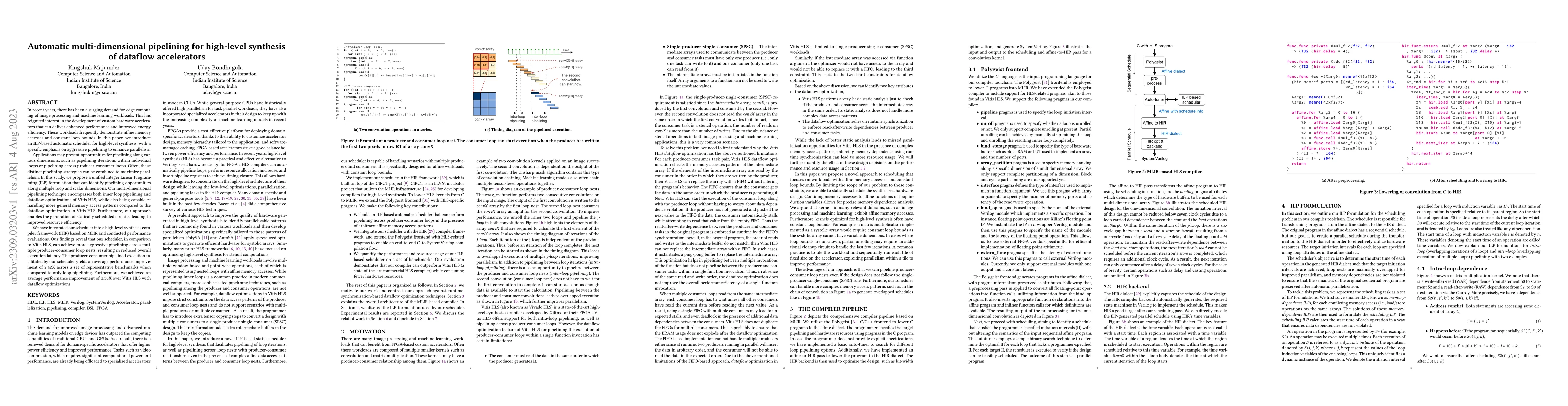Thumbnail for Automatic multi-dimensional pipelining for high-level synthesis of
  dataflow accelerators