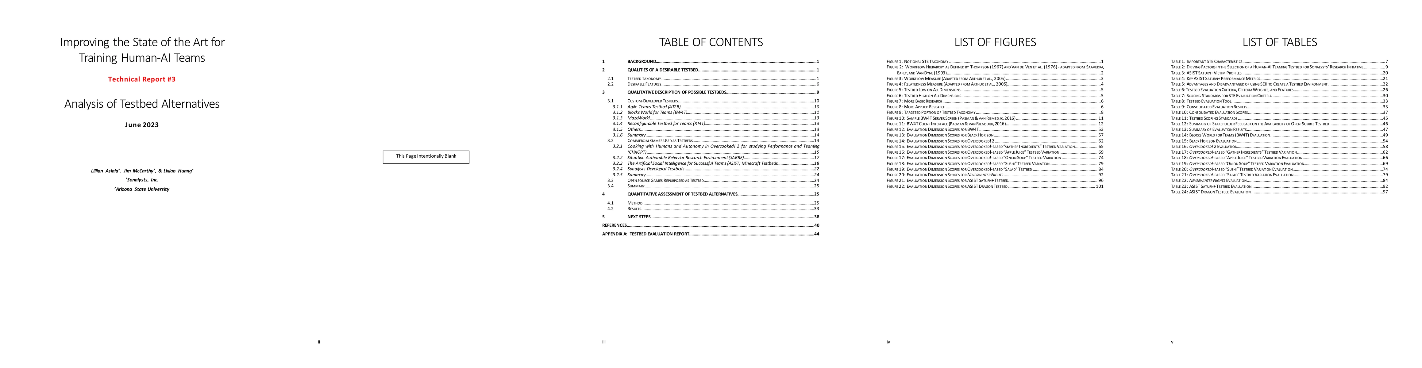 Thumbnail for Improving the State of the Art for Training Human-AI Teams: Technical
  Report #3 -- Analysis of Testbed Alternatives