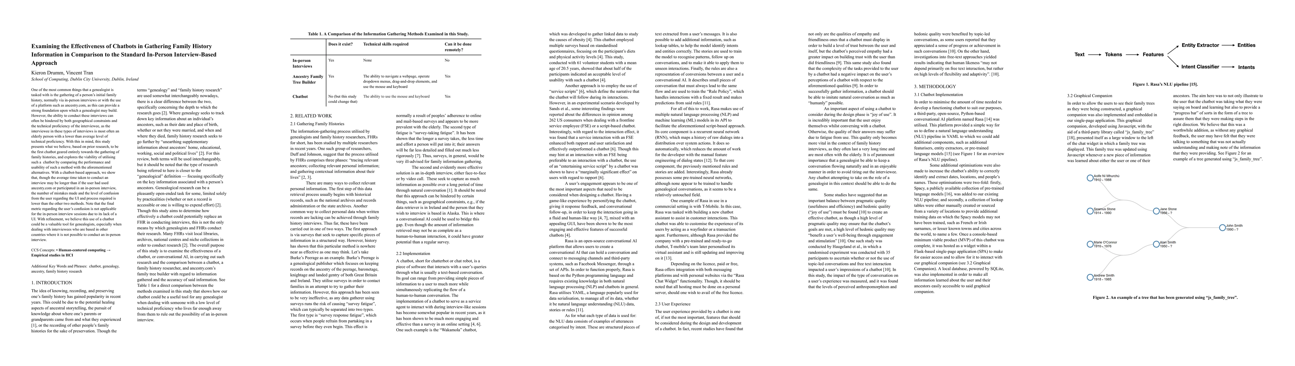 Thumbnail for Examining the Effectiveness of Chatbots in Gathering Family History
  Information in Comparison to the Standard In-Person Interview-Based Approach