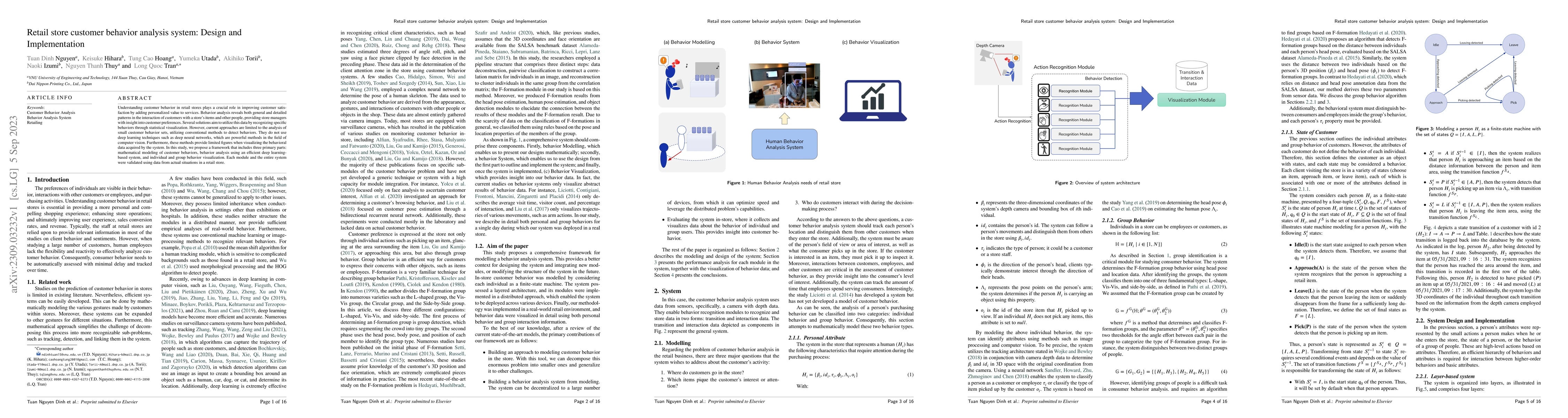 Thumbnail for Retail store customer behavior analysis system: Design and
  Implementation
