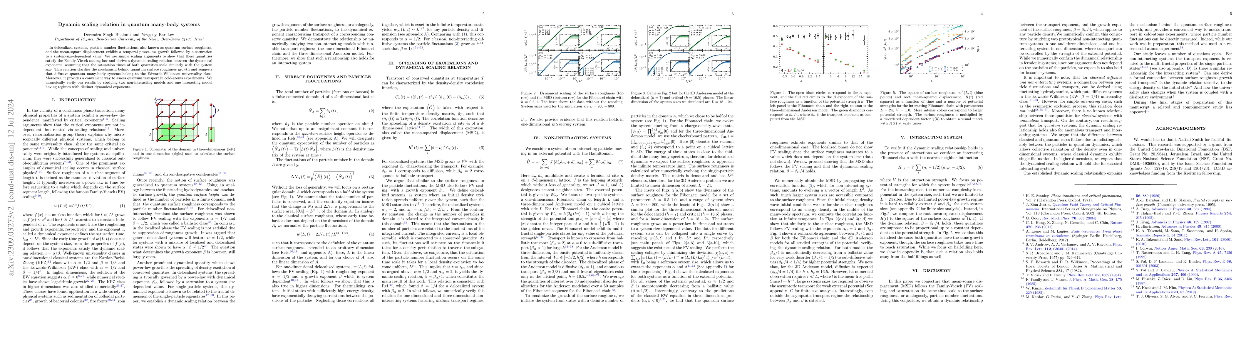 Thumbnail for Dynamic scaling relation in quantum many-body systems