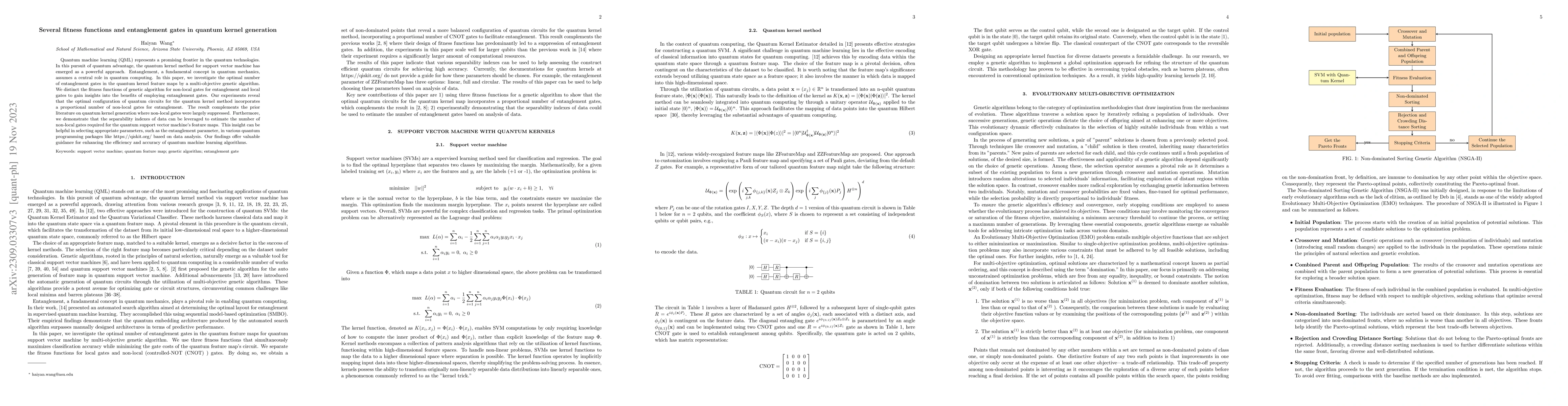 Thumbnail for Several fitness functions and entanglement gates in quantum kernel
  generation