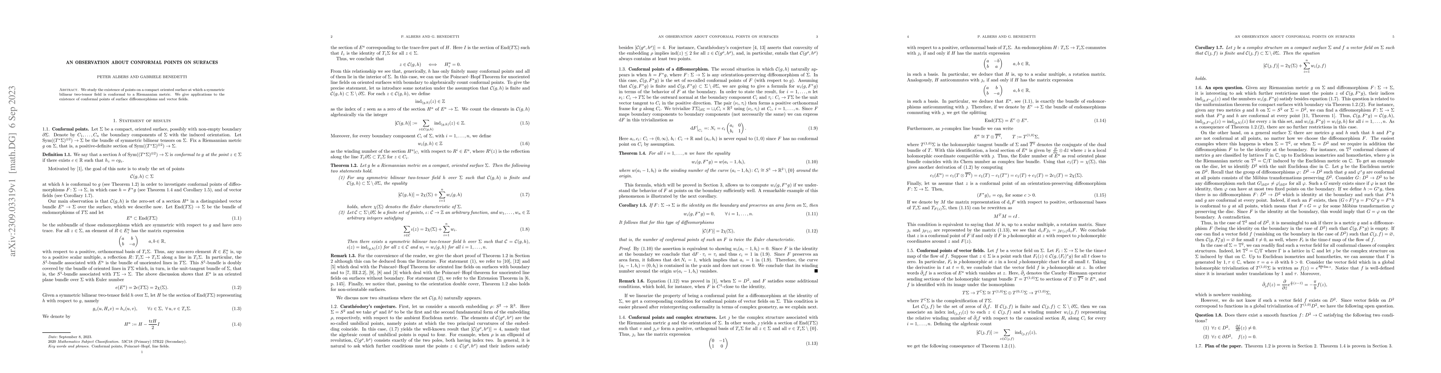 Thumbnail for An observation about conformal points on surfaces