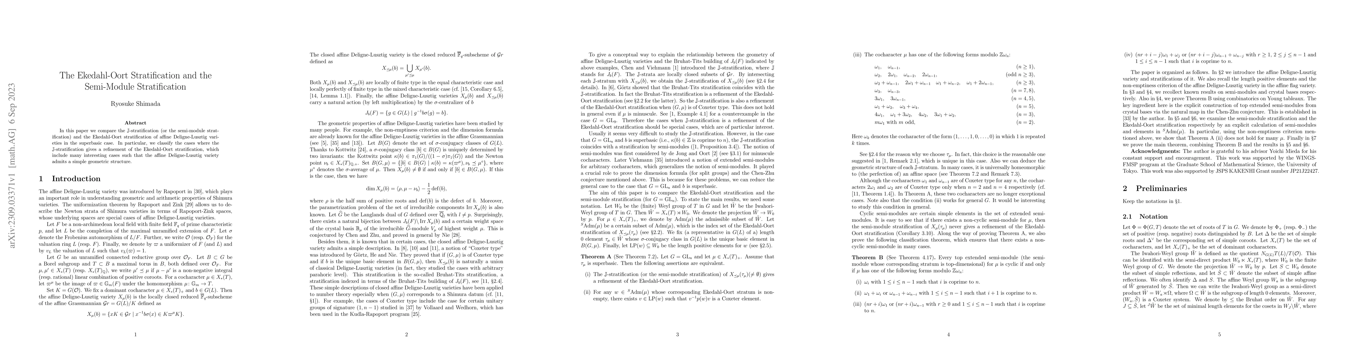 Thumbnail for The Ekedahl-Oort Stratification and the Semi-Module Stratification