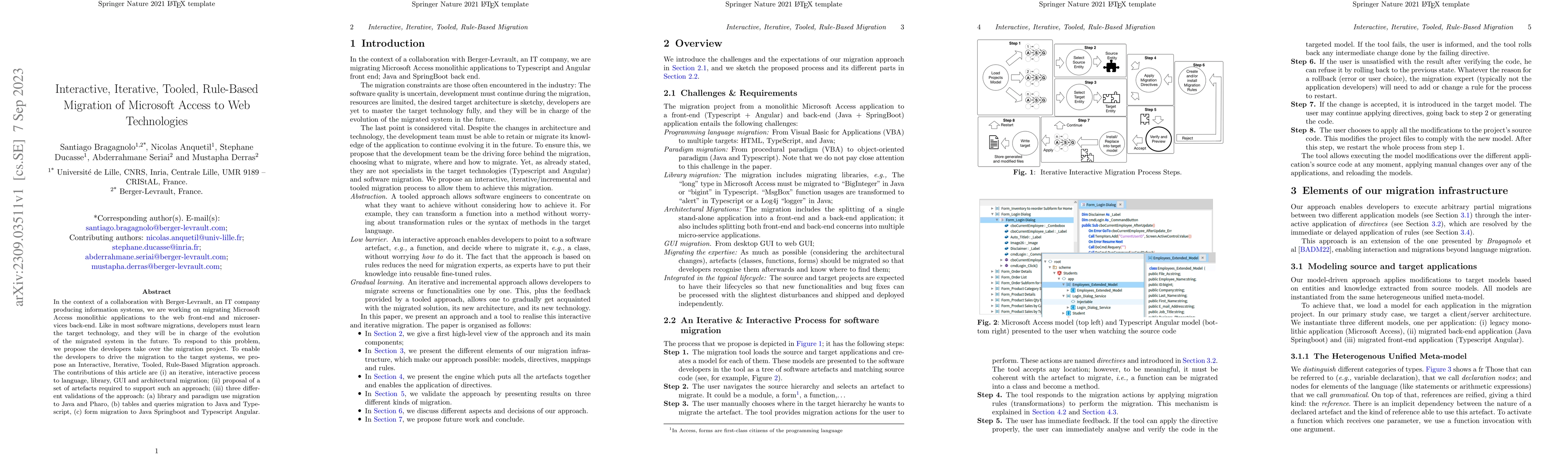 Thumbnail for Interactive, Iterative, Tooled, Rule-Based Migration of Microsoft Access
  to Web Technologies