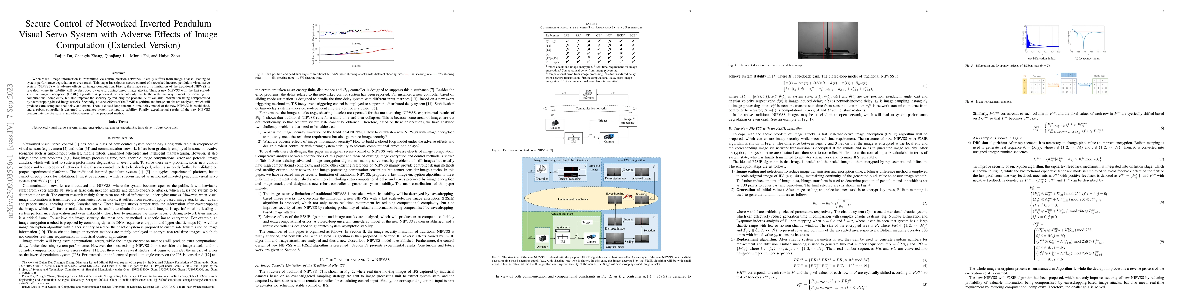 Thumbnail for Secure Control of Networked Inverted Pendulum Visual Servo System with
  Adverse Effects of Image Computation (Extended Version)
