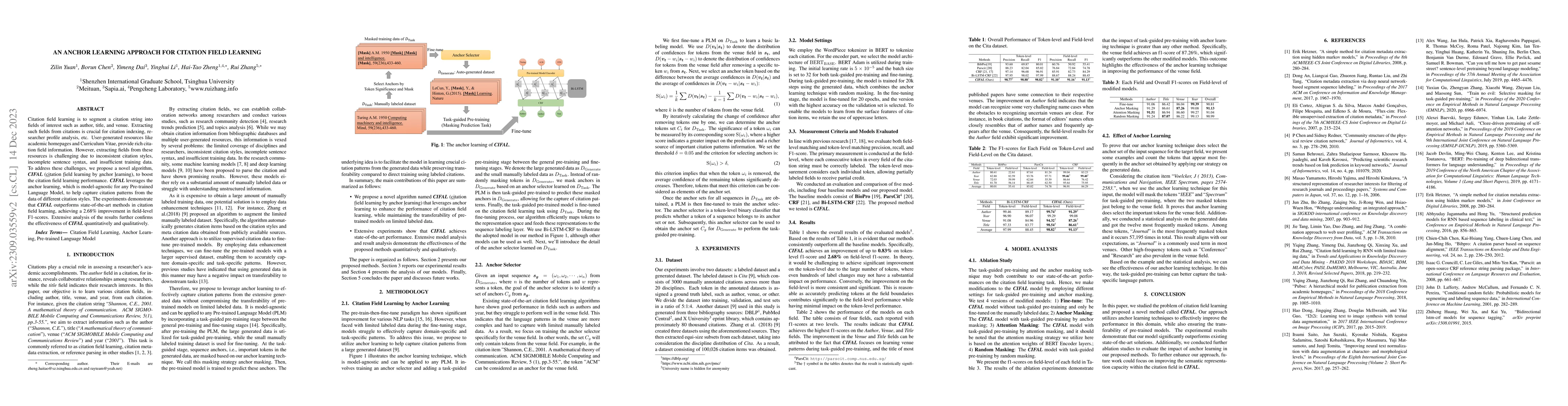 Thumbnail for An Anchor Learning Approach for Citation Field Learning