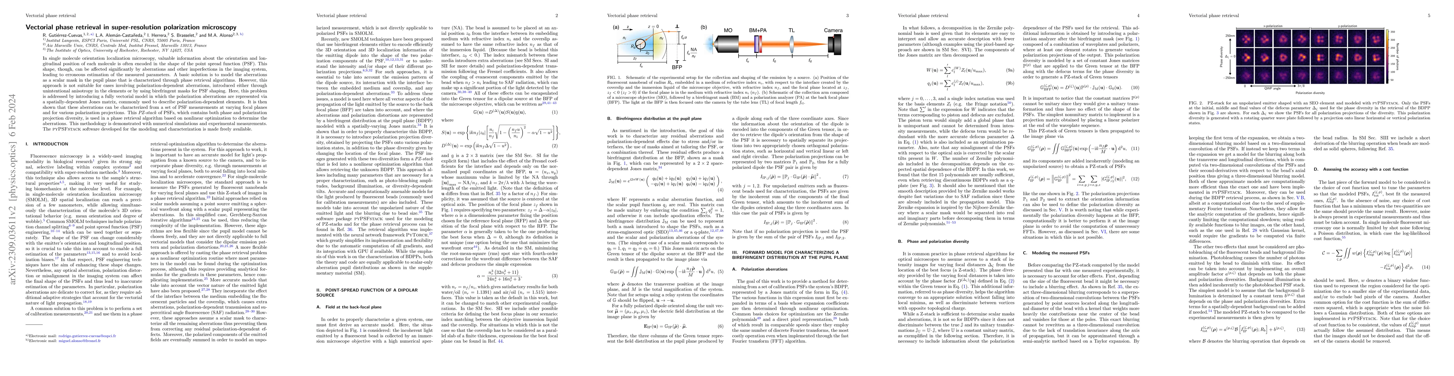 Thumbnail for Vectorial phase retrieval in super-resolution polarization microscopy