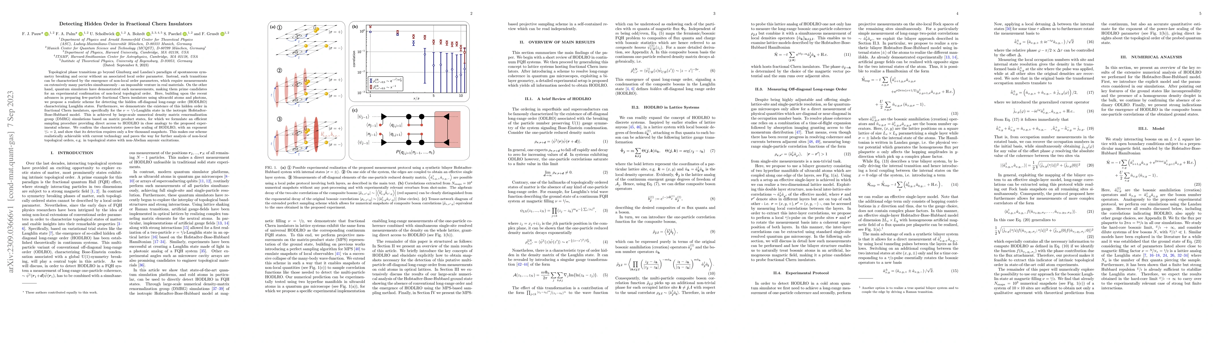 Thumbnail for Detecting Hidden Order in Fractional Chern Insulators