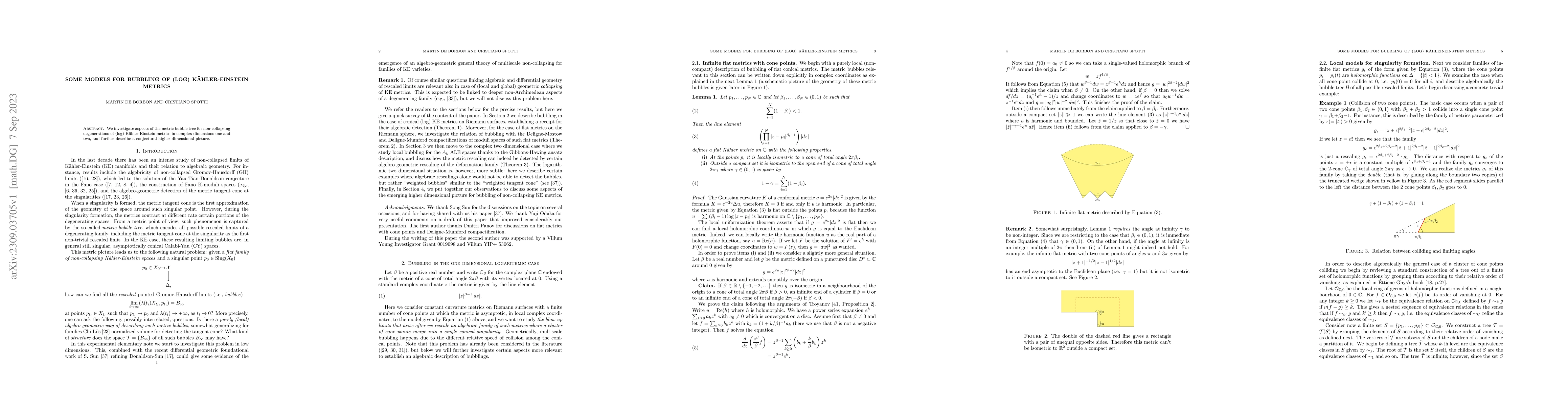 Thumbnail for Some models for bubbling of (log) K\"ahler-Einstein metrics