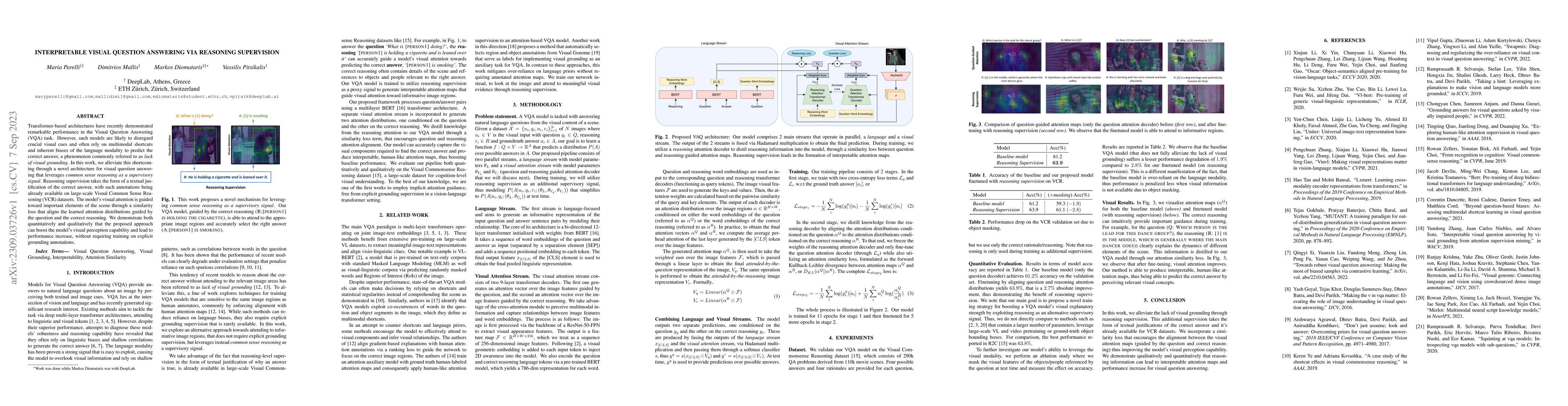 Thumbnail for Interpretable Visual Question Answering via Reasoning Supervision
