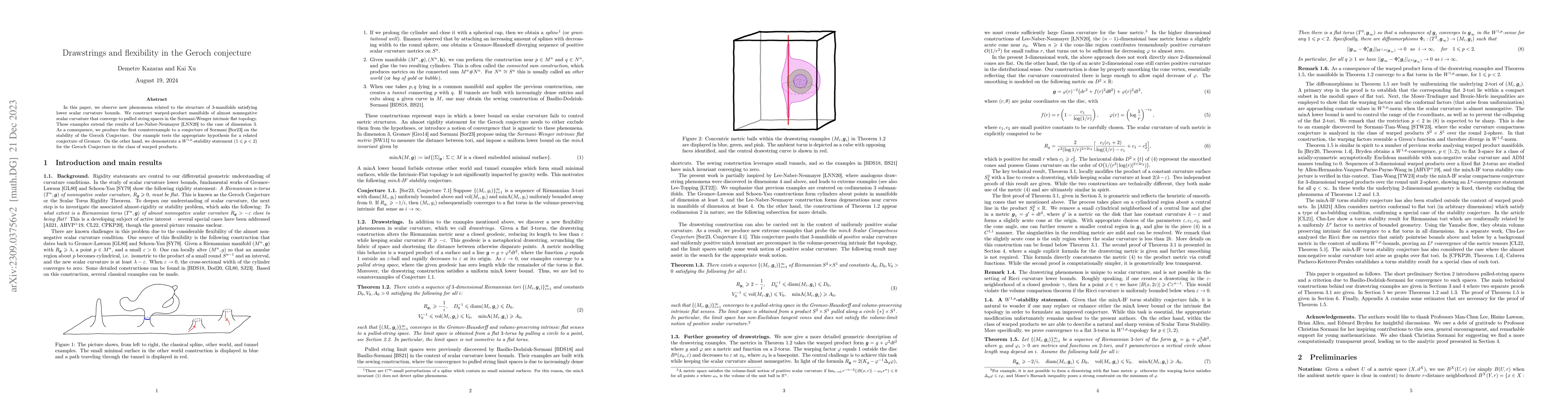 Thumbnail for Drawstrings and flexibility in the Geroch conjecture