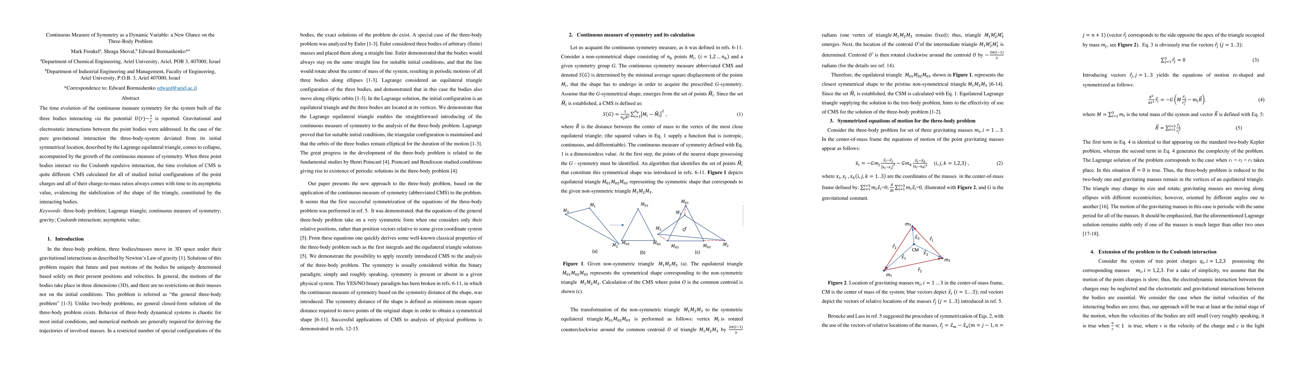 Thumbnail for Continuous Measure of Symmetry as a Dynamic Variable: a New Glance on
  the Three-Body Problem