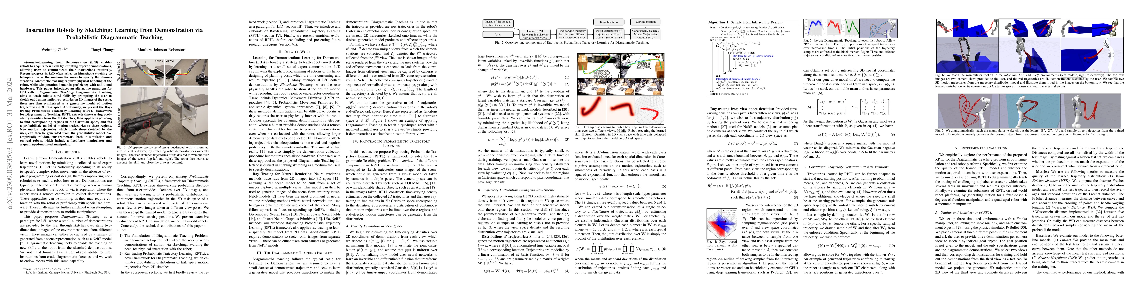 Thumbnail for Instructing Robots by Sketching: Learning from Demonstration via
  Probabilistic Diagrammatic Teaching