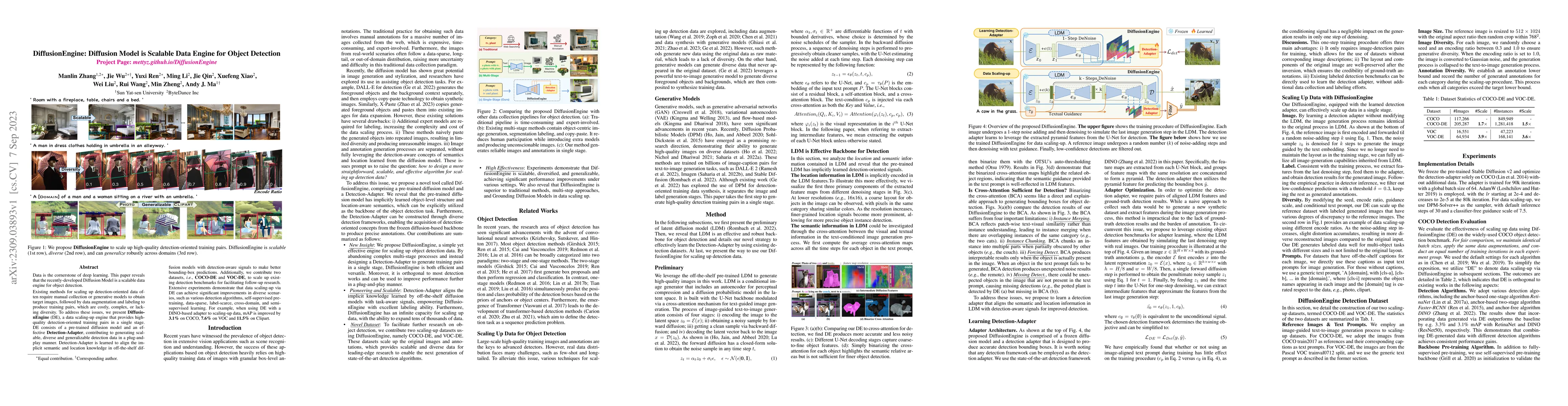 Thumbnail for DiffusionEngine: Diffusion Model is Scalable Data Engine for Object
  Detection